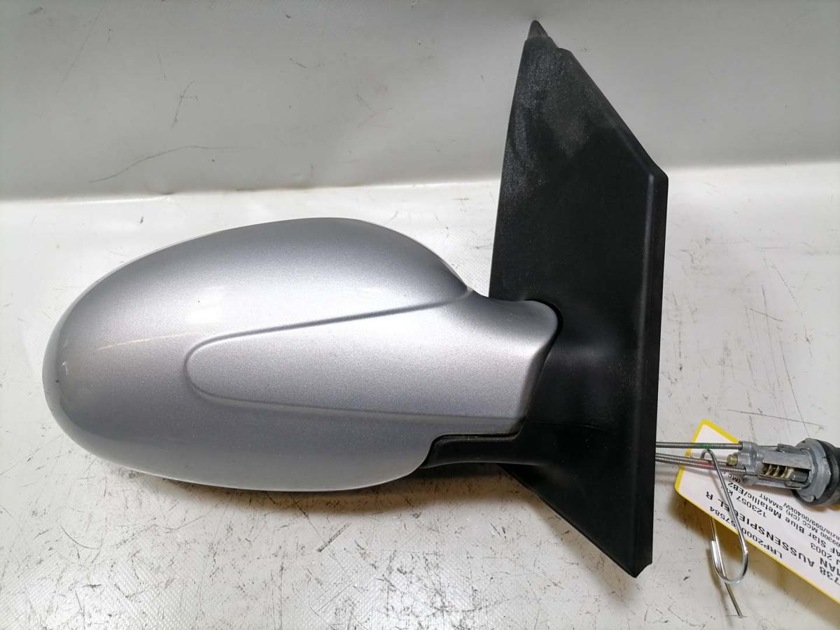 Smart ForTwo Coupe 450 original Au&szlig;enspiegel rechts EB2 Silber manuell BJ03